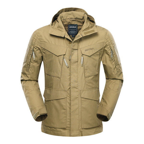 Winter Outdoor Men′ S Tactical Trench Coat Camouflage Jacket