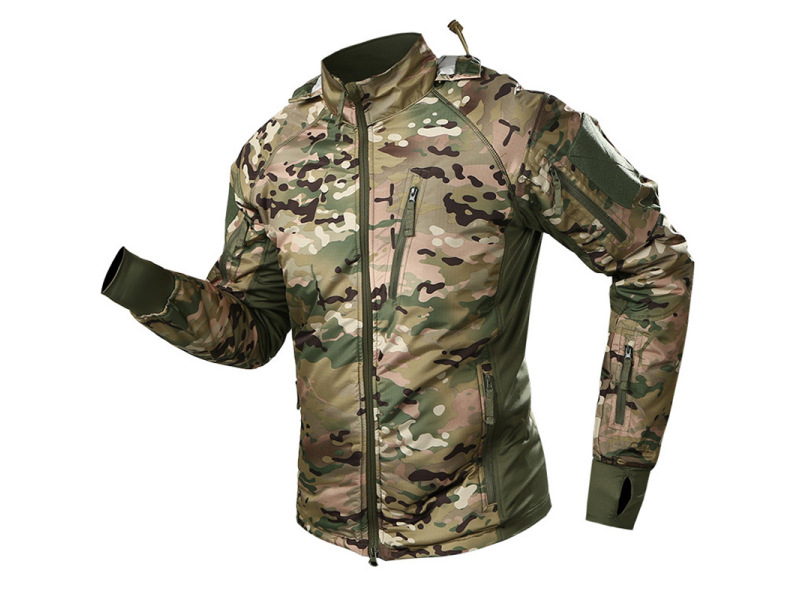 Vêtements d'assaut de camouflage imperméables à l'extérieur doux et chauds