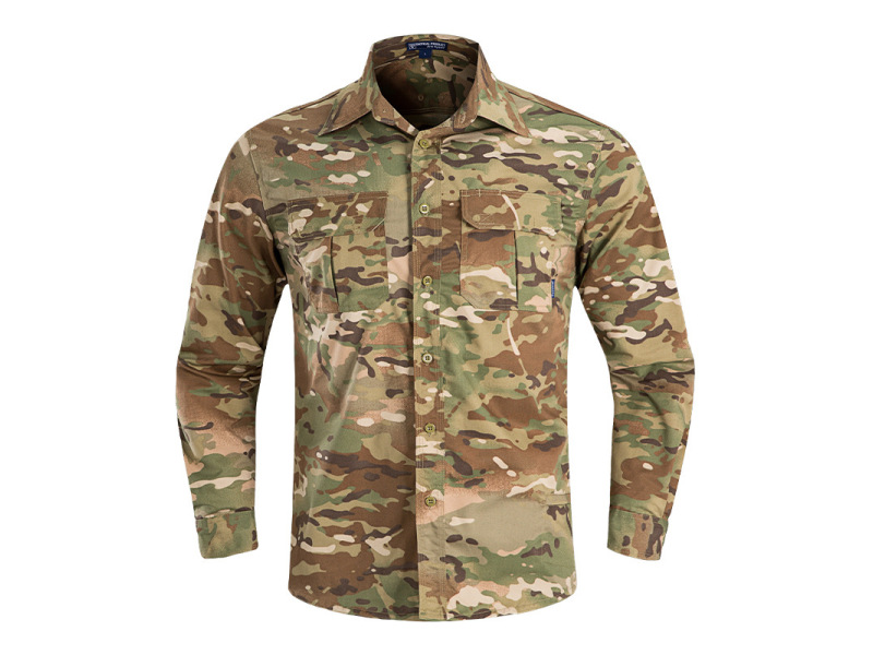 Nouveau design Men's Summer Outdoor respirant à manches longues uniforme de camouflage tactique