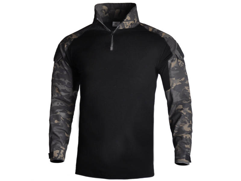 Outdoor Cycling Training Frog Clothing Multi-Color Training Top Camouflage Kleidung Wandern Bergsteigen Tactical Long-Sleeved T-Shirt Energy Service