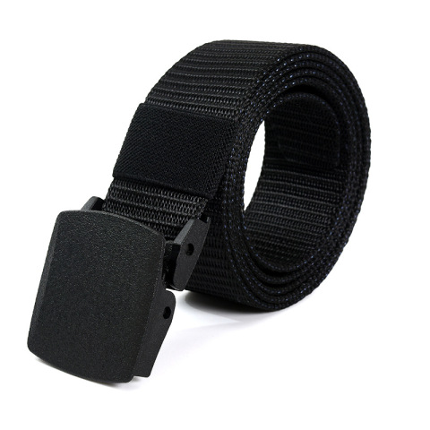 Cinturón táctico de policía de nailon de 3.8 cm de ancho con hebilla de plástico