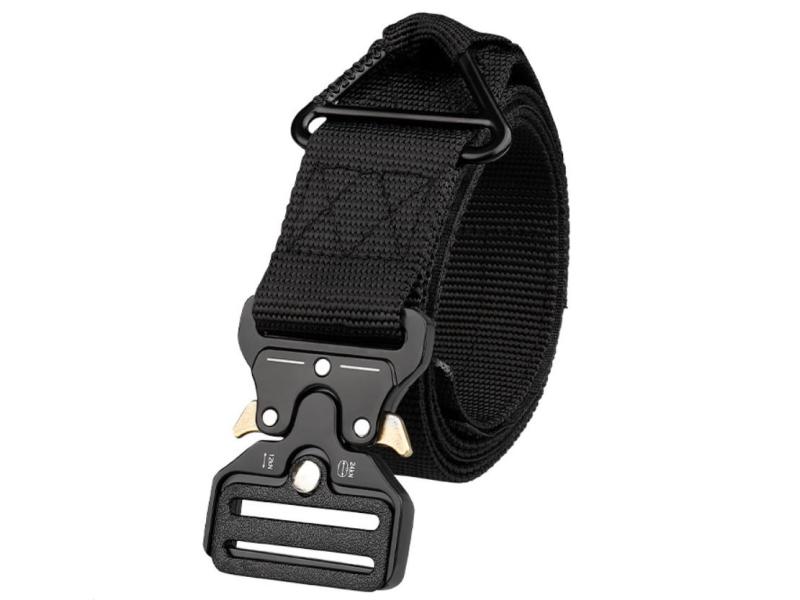 Cinturón táctico con hebilla Cobra de alta calidad, cinturón táctico de nailon para policía