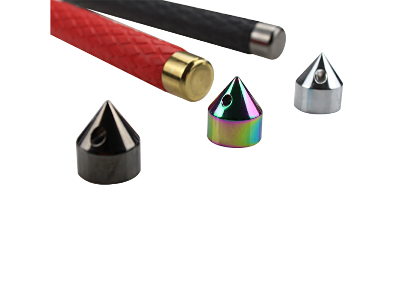 Качественная резиновая ручка, сталь, телескопическая дубинка BT26S068, серебристый