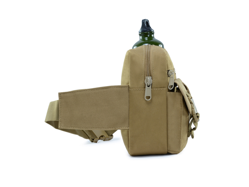 Тактическая поясная сумка Military Fanny Pack, водонепроницаемый универсальный пояс с держателем для бутылки с водой
