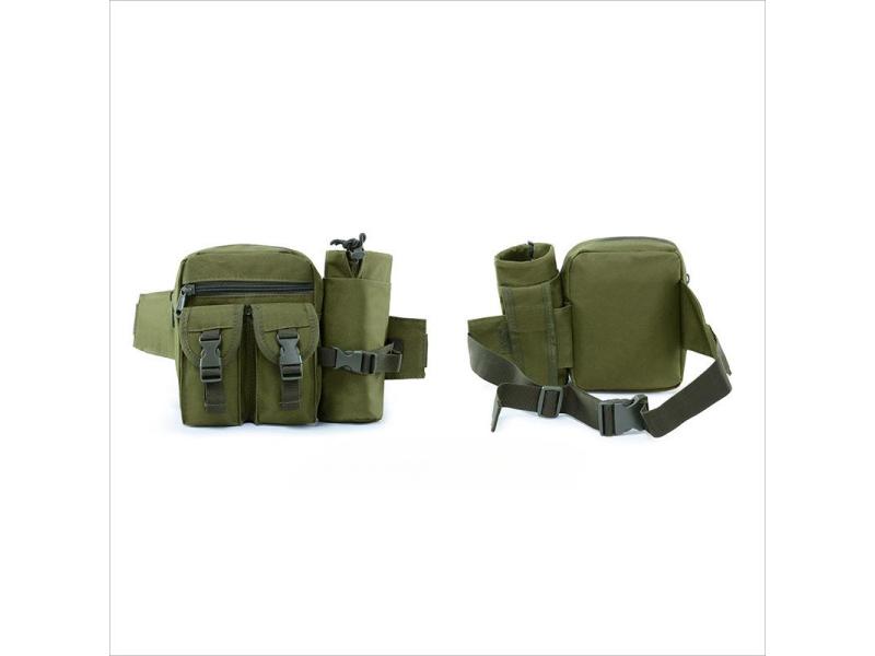 Тактическая поясная сумка Military Fanny Pack, водонепроницаемый универсальный пояс с держателем для бутылки с водой