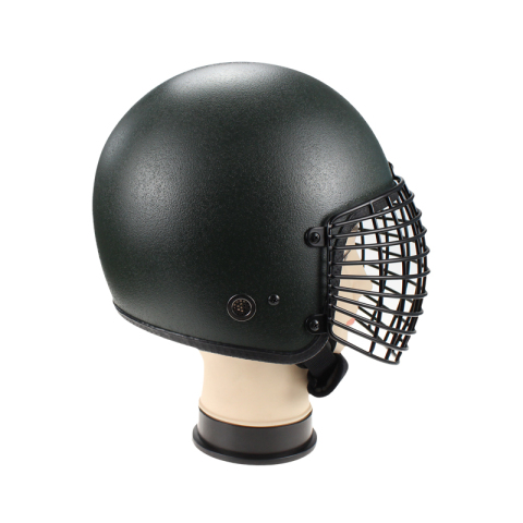 Ваенны шлем для барацьбы з беспарадкамі AH1210 з металічнай сеткай
