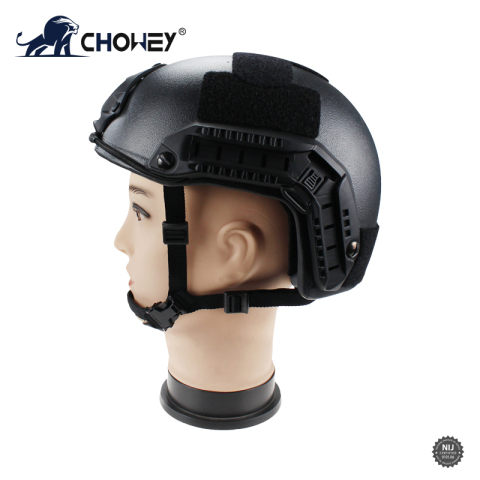 Ваенны куленепрабівальны шлем з тактычнай рэйкай FAST, мадэль балістычнага шлема BH1417