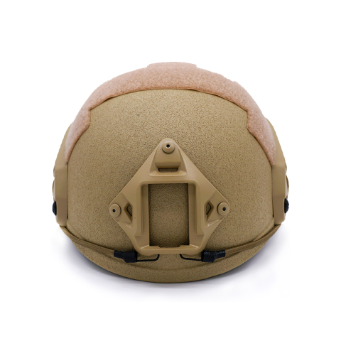 Militêre koeëlvaste helm met taktiese spoor Khaki kleur FAST Model ballistiese helm BH1869