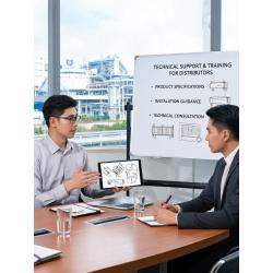 What kind of technical support and training do manufacturers provide to their distributors?