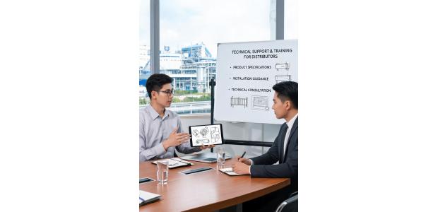 What kind of technical support and training do manufacturers provide to their distributors?