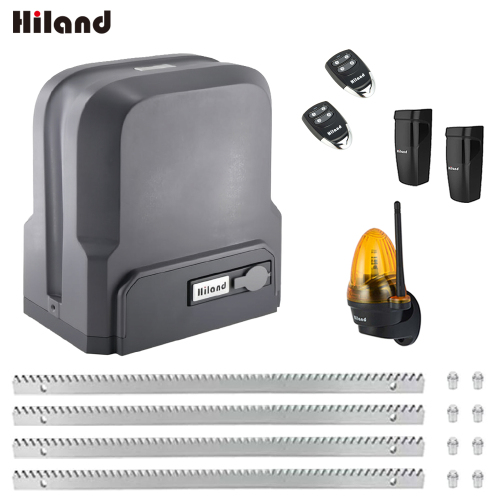 Hiland SLG5200X Automatic 24V DC Sliding Gate Motor Operators Kit 200W 800kg/1000kg WiFi Opener Kit Accessories For Industrial Hotel School Use