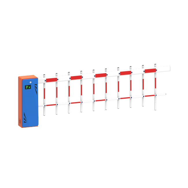 Hiland Modern Garage Barrier with AC Motor 1.5mm Steel Plate Easy Operation