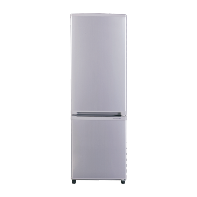 138L Down Mounted Double Doors Silver Refrigerator