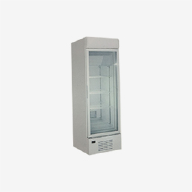 176L Transparent Anti-Frost Double Layer Glass Door Showcase