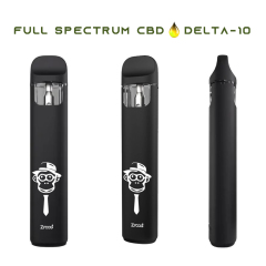 ZROOG 2022 Hot  Sale 350mAh  Rechargeable Full Spectrum Thick CBD&THC Oil Delta-10 1.0ml Empty Disposable Vape Pen