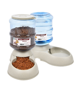 Multifunction Cat Dog Water Fountain Automatic Pet Food Feeder