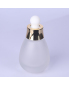 Factory Wholesale Thick Bottom Luxury 30ml Essential Oil Dropper Light Bulb Glass Bottle