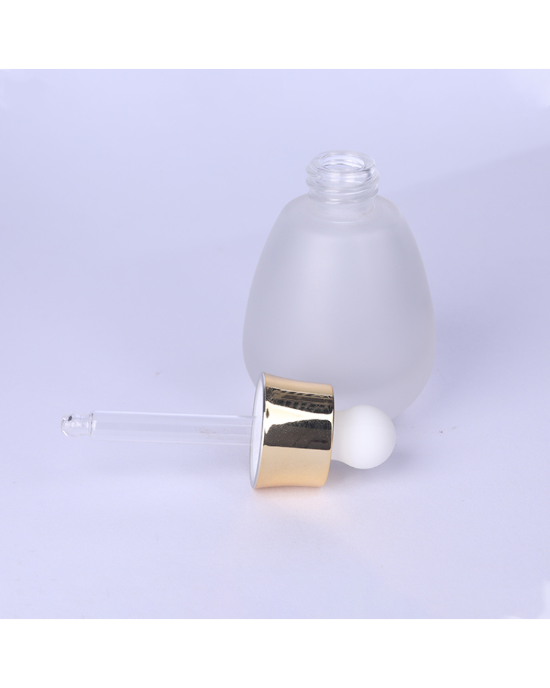 Factory Wholesale Thick Bottom Luxury 30ml Essential Oil Dropper Light Bulb Glass Bottle