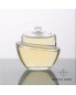 Custom Glass Clear Perfume Oil Bottle Flat Shoulder Long Perfume Bottle