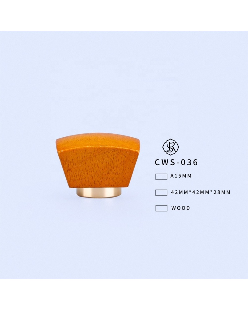 Custom Logo Bottle Cap Deep Color Wooden Square Perfume Cap with Pattern