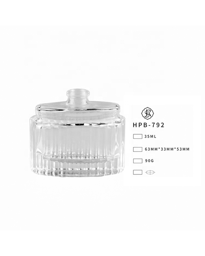 Customized Good Quality Cosmetic Packaging Clear Small Empty Branded Glass Perfume Bottles