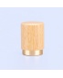 30ml 50ml Golden Bottom Eco Wooden Round Perfume Empty Glass Bottle Cap