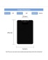 Portable Travel Pressing Flat Square Spray Perfume Bottle 20ml Card Perfume Plastic Bottle
