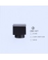 Cheap Hot Sale Cork Wood Cap Black Perfume Square Screw Top Wooden Lid