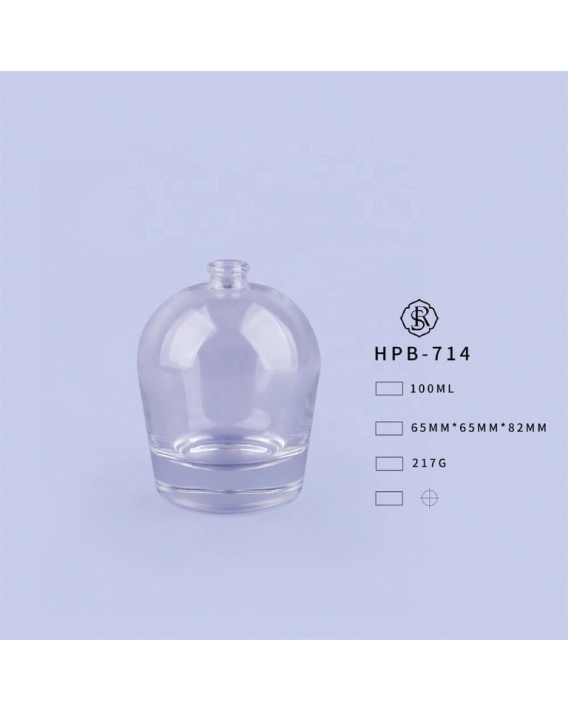 OEM Transparent Empty Bottles Round Spray 100ml Perfume Bottle Packaging