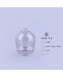 OEM Transparent Empty Bottles Round Spray 100ml Perfume Bottle Packaging