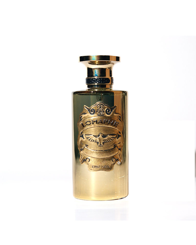 Custom empty luxury design metal arabic cylindricla perfume glass bottle with 