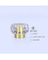 New Made Decorative Perfume Bottle Irregular Gold Perfume Plastic Bottle Cap
