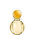 Wholesale 50ml Luxury Refillable Yellow Bottles Cosmetic Glass Perfumes Bottle Dubai with Flat Round Cap