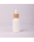 10ml 30ml 50ml dropper white porcelain bottle with cap for essential oil