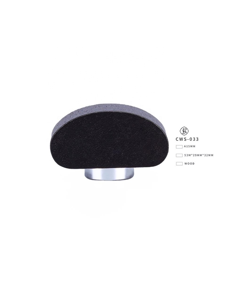 CWS-033 cosmetic bottle wooden lid perfume black wood cap