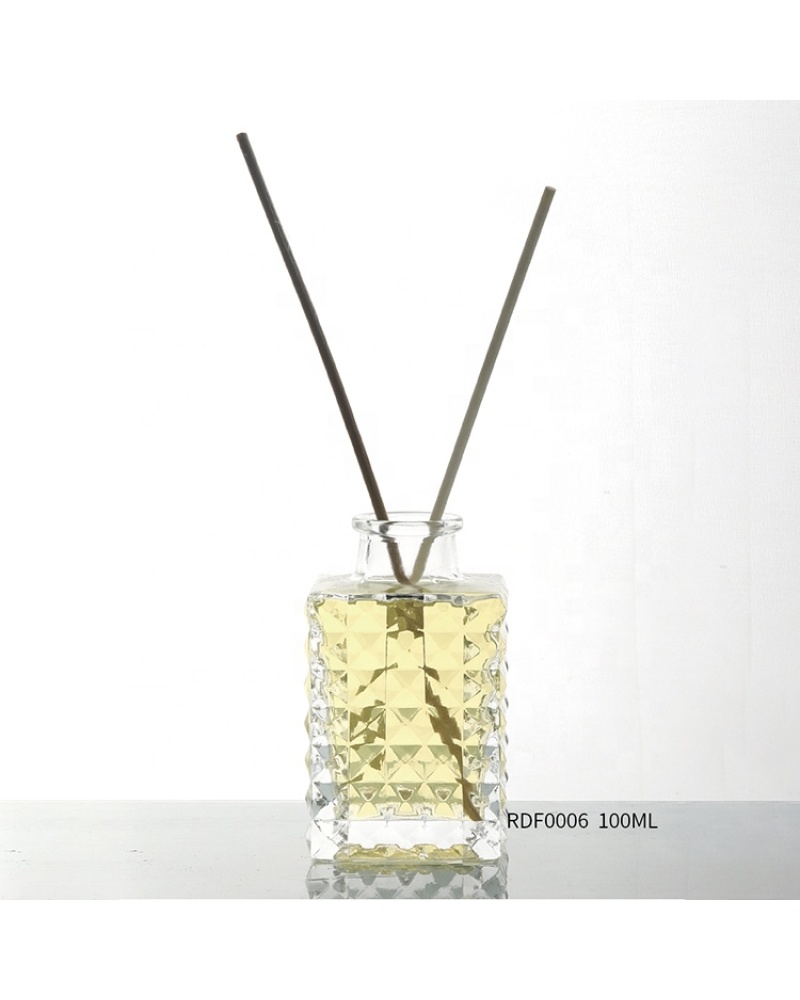 New Design Empty Perfume Women Glass Bottles 100ml Room Glass Bottles for Aroma Diffuser