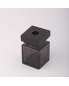 100ml Home Room Square Aromatherapy Bottle Air Freshener Glass Aroma Reed Diffuser Bottle With Wood