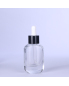 Wholesale Manufacturer Flat 30ml Glass Dropper Bottle With Dropper 1oz Serum Oil Bottle