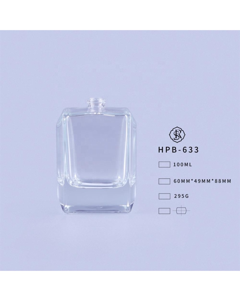 Thick Bottom Big Shoulder Special Shape Spray Bottles Cosmetic Glass Container 100ml Creative Perfume Bottle