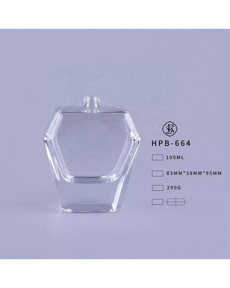 Factory Sale Empty Travel Thick Bottom 100ml Glass Spray Perfume Bottle for Women Men
