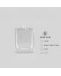 Custom Logo Transparent 100ml Bottle New Wholesale Square Glass Perfume Bottle