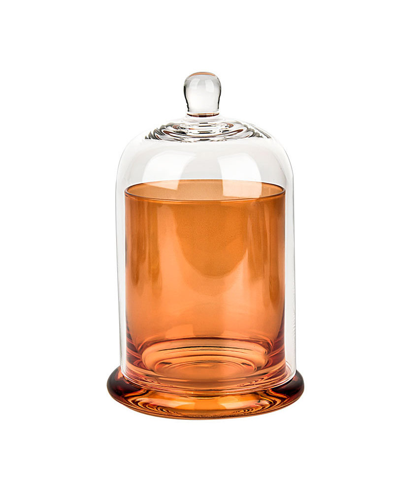 Low Moq Candle Jar Container Luxury Recycled Multiple Color Glass Jars With Lid for Candles