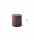 Factory Direct Sales Simple Wooden Lid Cylinder Wooden Bottle Caps for Perfumes