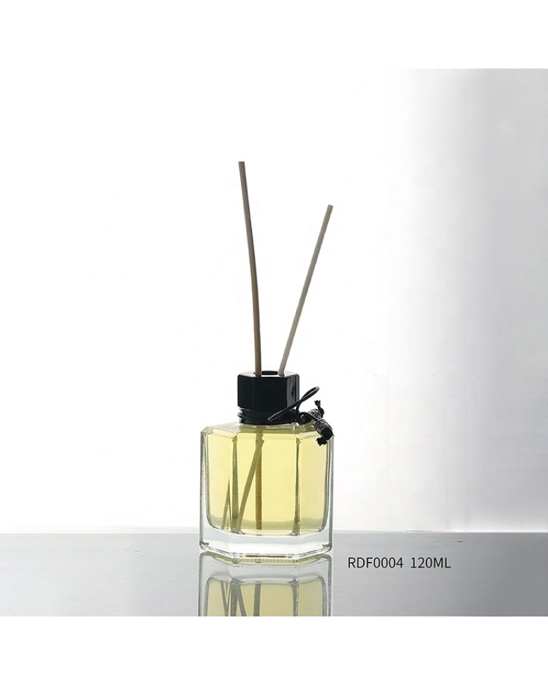 Wholesale Transparent Aromatherapy Bottle 120ml Nordic Luxury Diffuser Glass Bottle