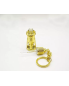 Europestyle Gold Essential Oil Glass Cosmetic Arabic Oil 15ml Perfume Bottle