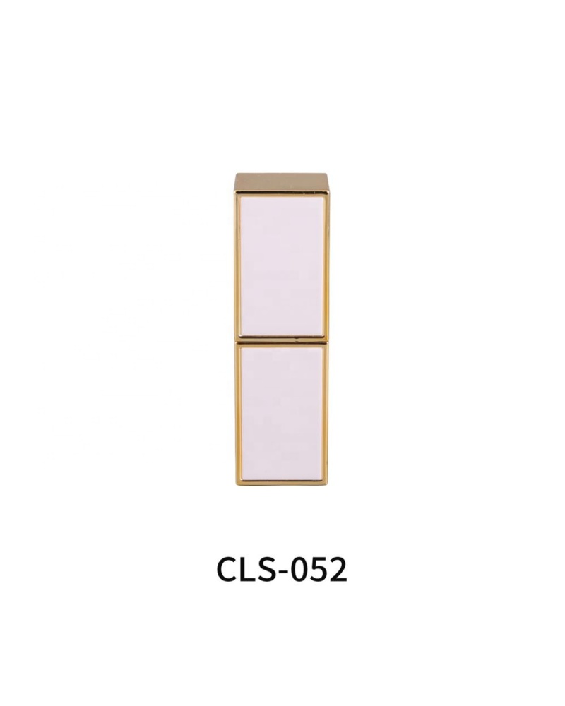 Custom Design High Quality Tubes Green Square Empty High End Lipstick Tube