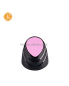 ABS+PP Pink and Black Shiny Silver Body Perfume Spray Bottle Cap for Deodorant