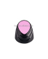 ABS+PP Pink and Black Shiny Silver Body Perfume Spray Bottle Cap for Deodorant