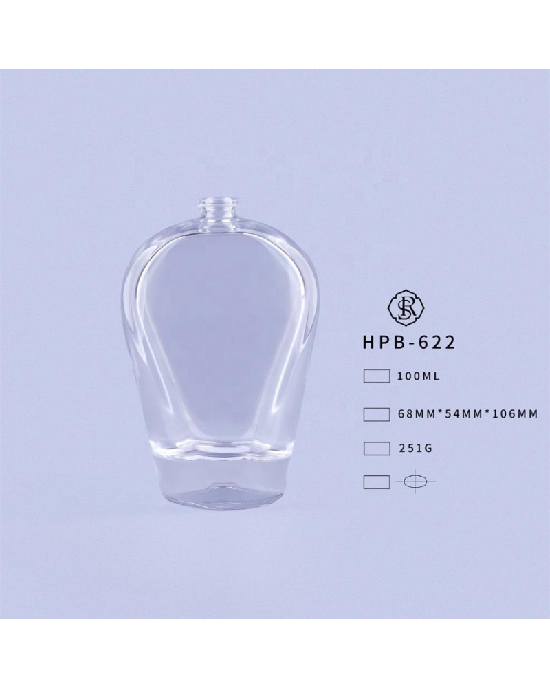 Custom Glass Bottle Production Line Luxury Empty Glass Perfume Bottle 50ml