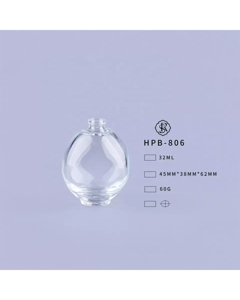 Custom Glass Bottle Production Line Luxury Empty Glass Perfume Bottle 50ml
